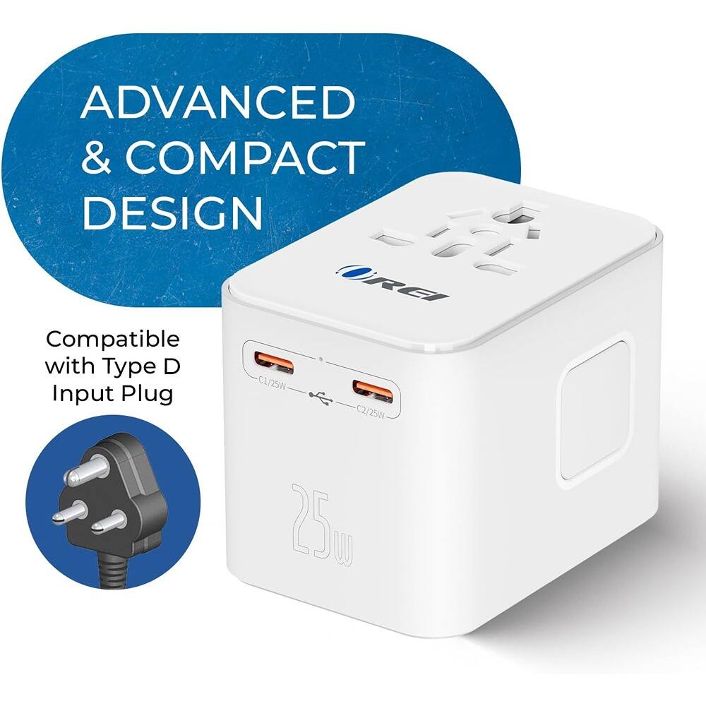 ADVANCED & COMPACT DESIGN

Compatible with Type D Input Plug

C1/25W
C2/25W

25W