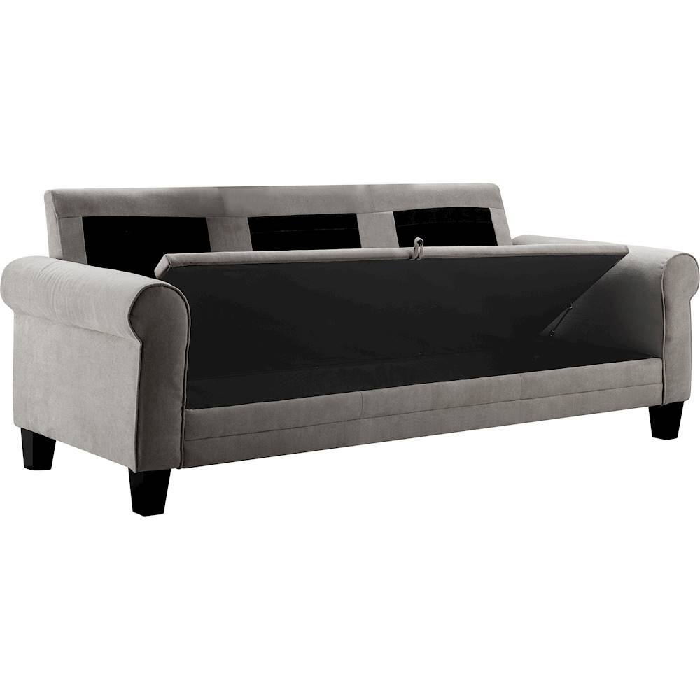 Alt View 20. Serta - Copenhagen 3-Seat Fabric Sofa - Light Gray.