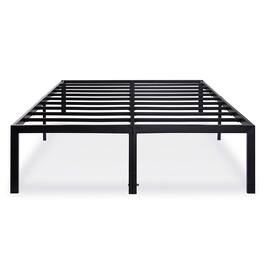 Hivvago - Queen size 18-inch High Rise Heavy Duty Metal Platform Bed Frame with Steel Slats - Black