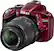 Left. Nikon - D3200 DSLR Camera with 18-55mm VR Lens - Red.