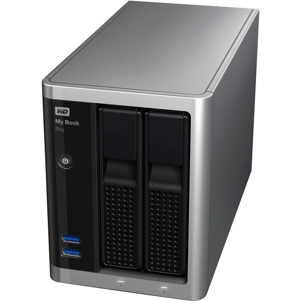 Best Buy: WD My Book Pro 6TB 2-Bay External Thunderbolt, USB 3.0 ...