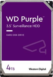 WD - Purple Surveillance 4TB Internal Hard Drive - Front_Zoom