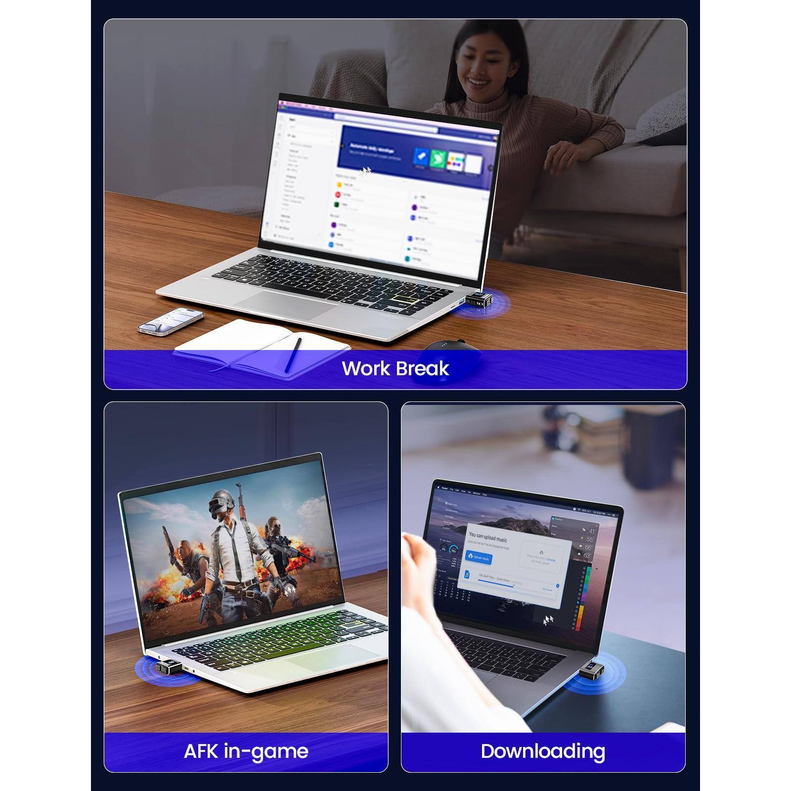 Work Break  
AFK in-game  
Downloading