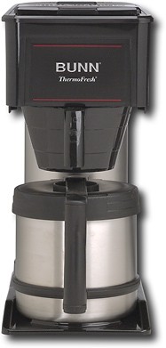 BUNN THERMO Fresh BT10-B Coffee Maker 10-Cup Stainless Carafe