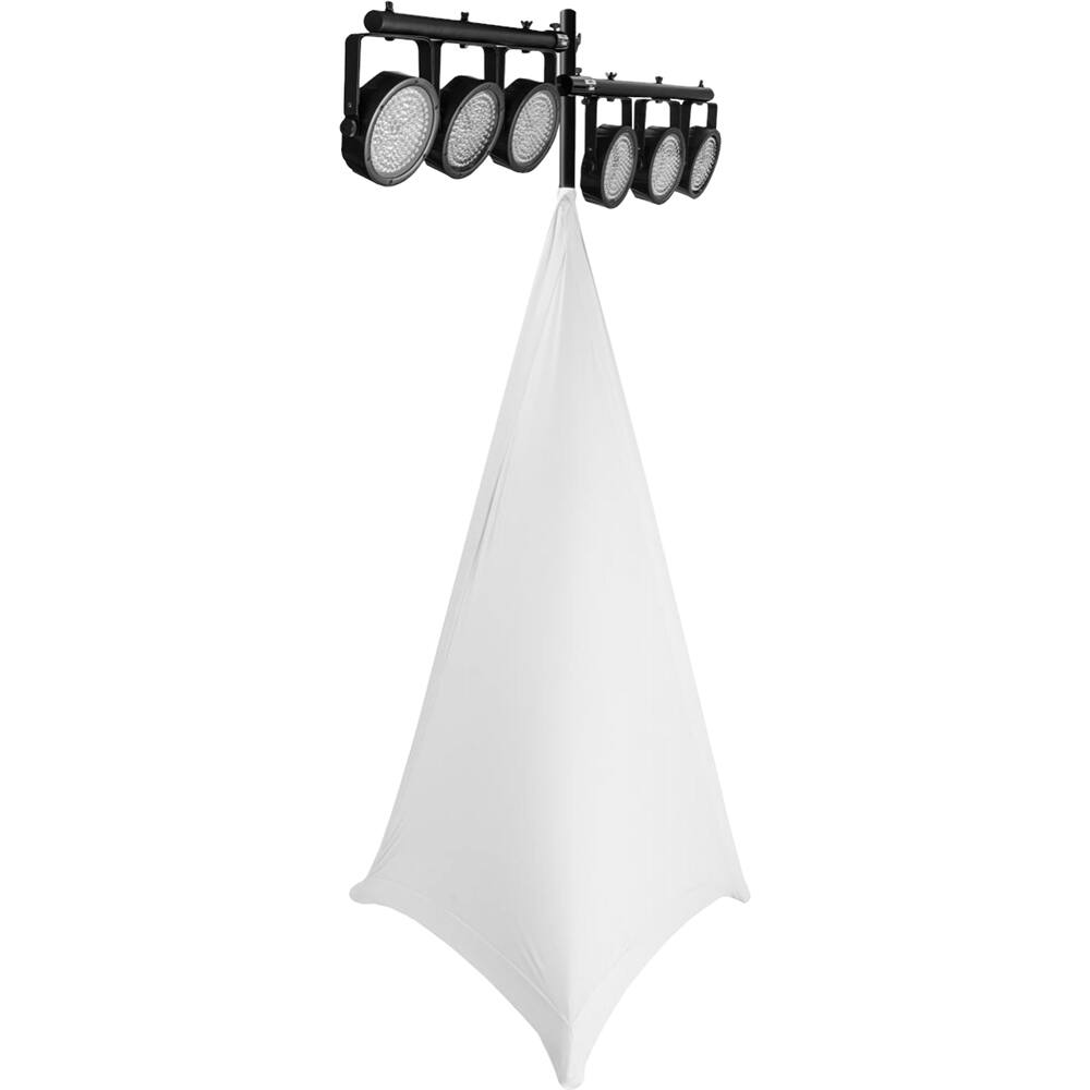 Alt View 13. On-Stage - Speaker/Lighting Stand Skirt - White.
