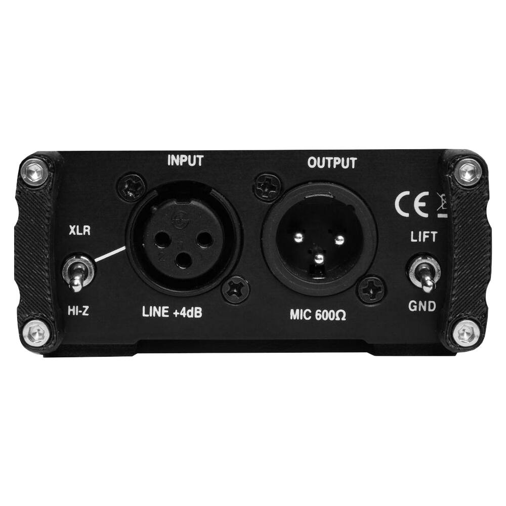 Alt View 11. On-Stage Audio - Passive Multi-Media Direct Box - Black.