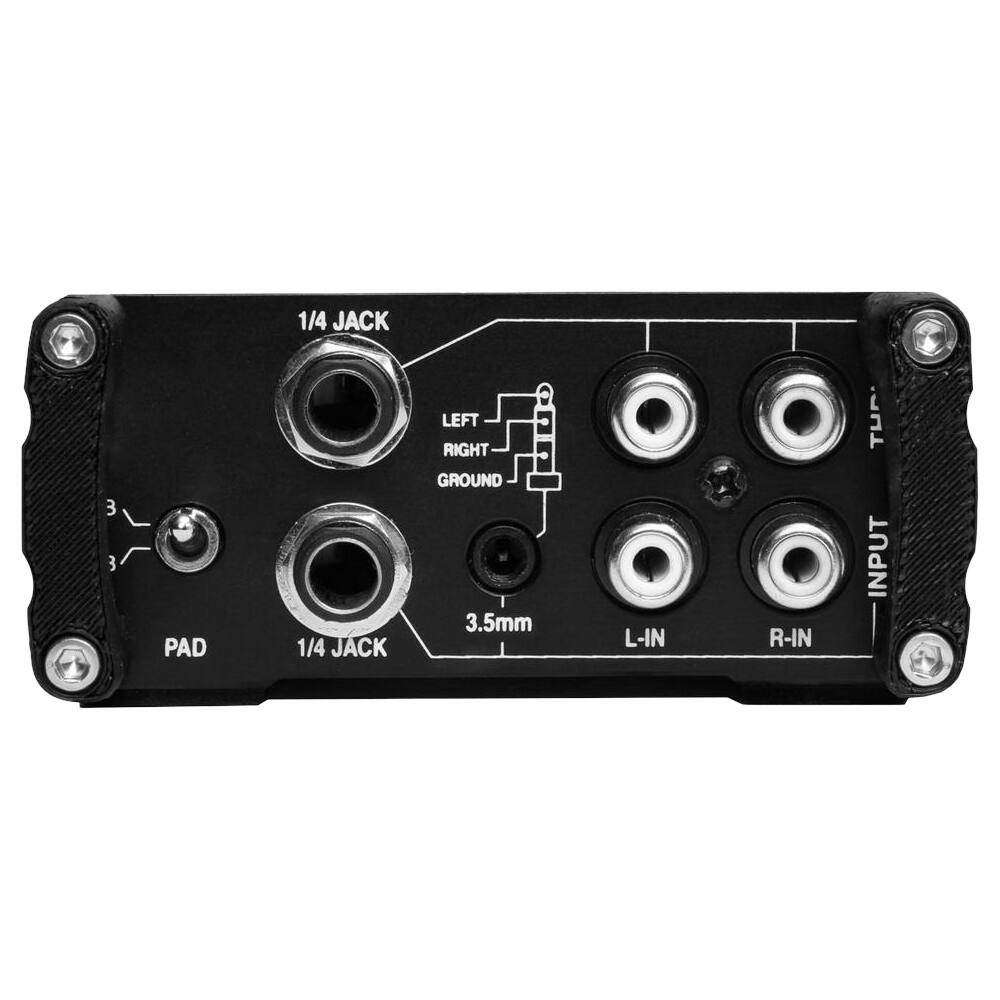 Alt View 12. On-Stage Audio - Passive Multi-Media Direct Box - Black.