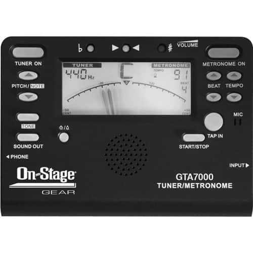 On Stage Stands - GEAR Chromatic Tuner, Metronome, Tone Generator - Black price history on PriceWatchPro