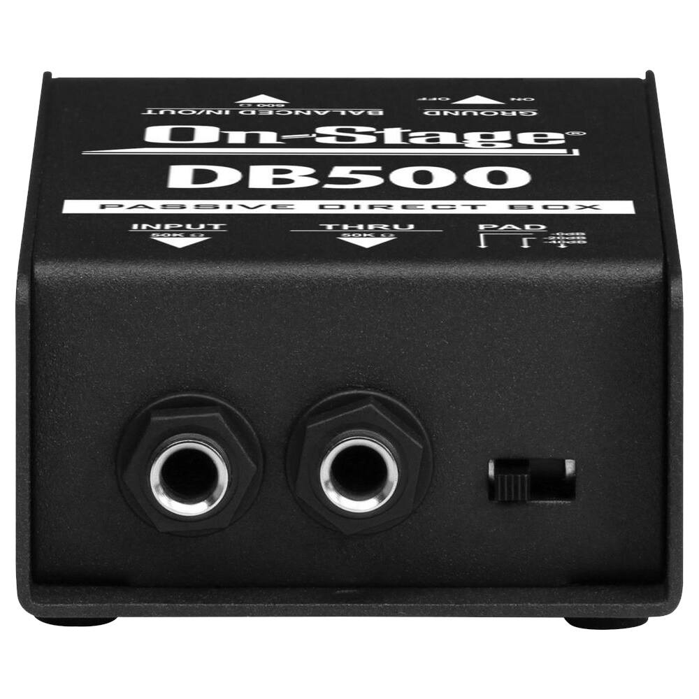 Alt View 12. On-Stage Audio - Passive Direct Box - Black.