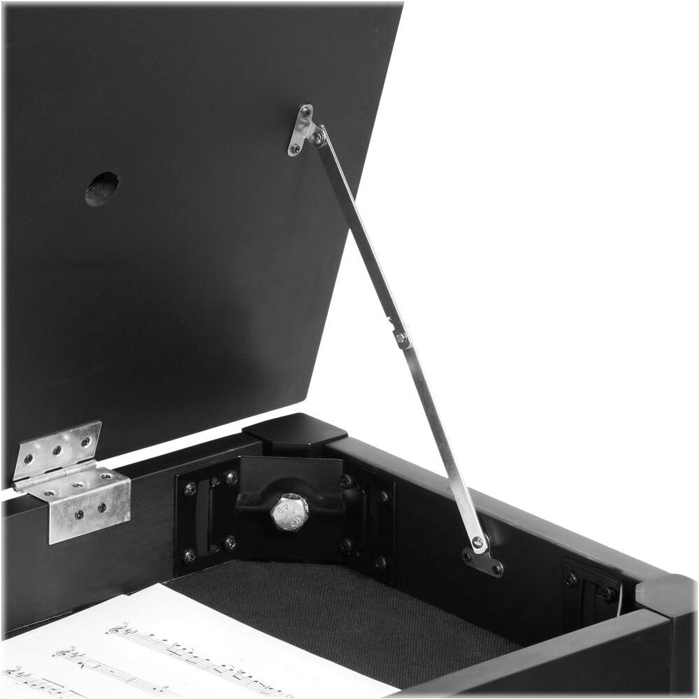 Alt View 12. On-Stage - Deluxe Keyboard/Piano Bench - Black.
