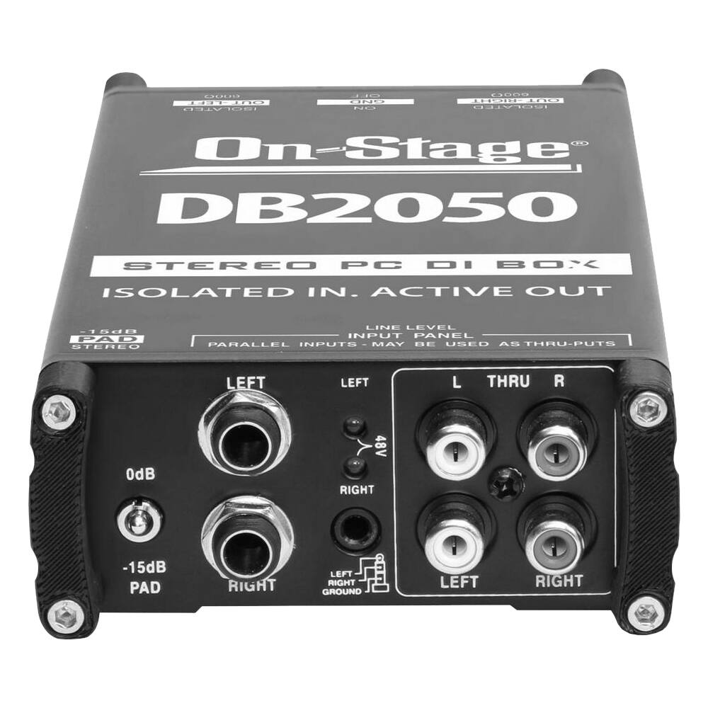 Alt View 12. On-Stage Audio - Active Multi-Media Direct Box - Black.
