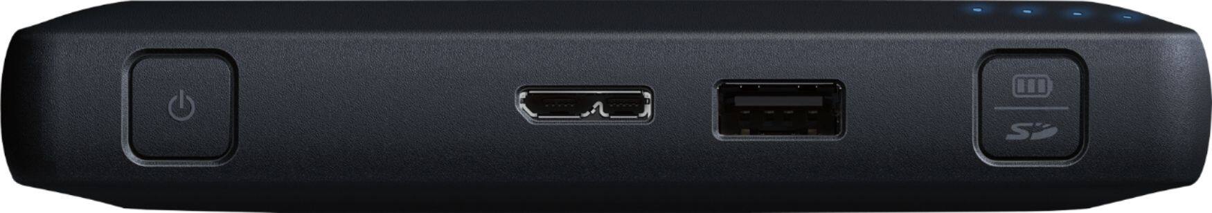 Alt View 12. WD - My Passport Wireless Pro 2TB External USB 3.0 Portable Hard Drive - Black.