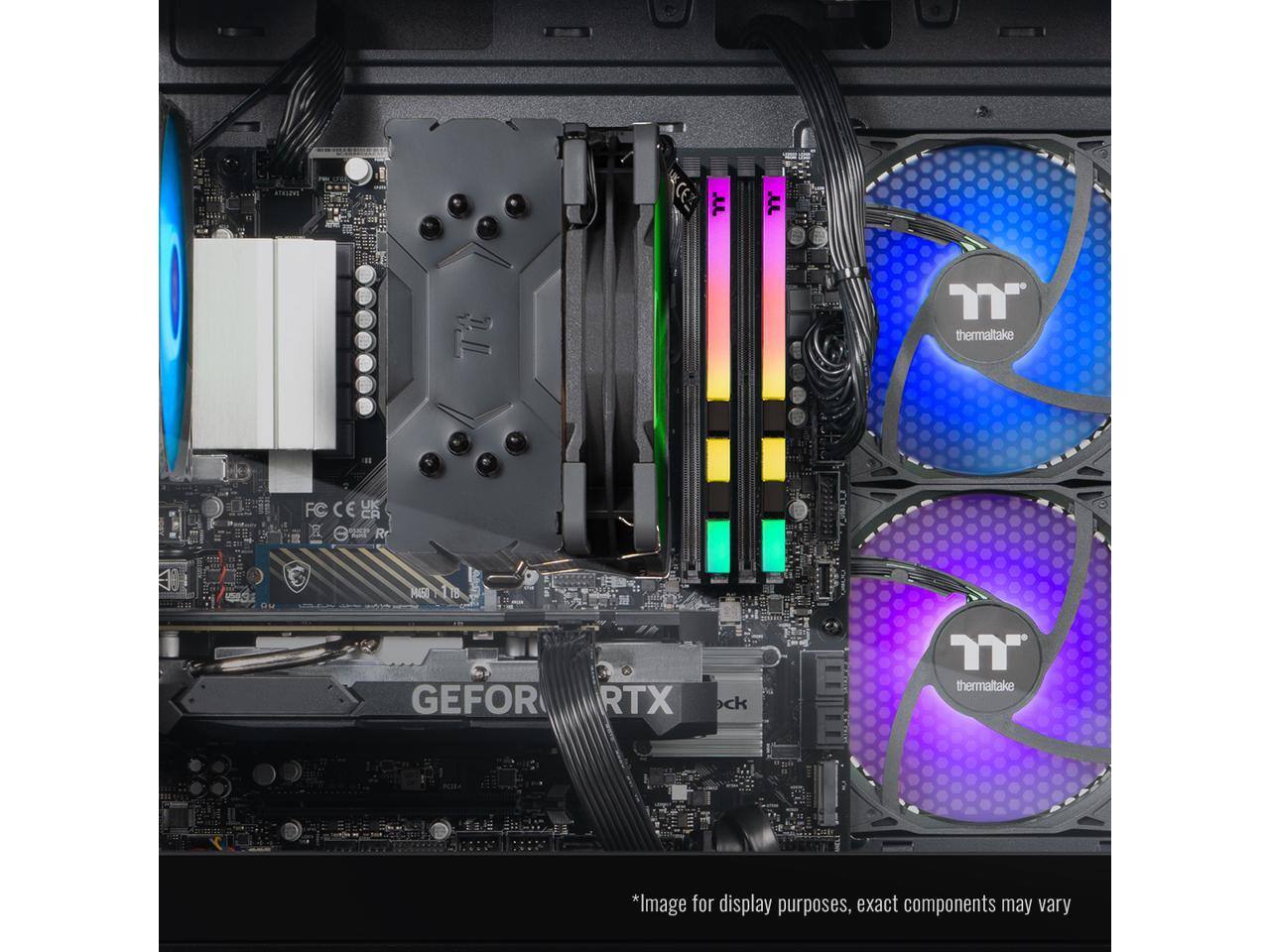 Thermaltake FC CE  
R48 1eS OM SLN8 M6  
GEFOR RTX  
*Image for display purposes, exact components may vary