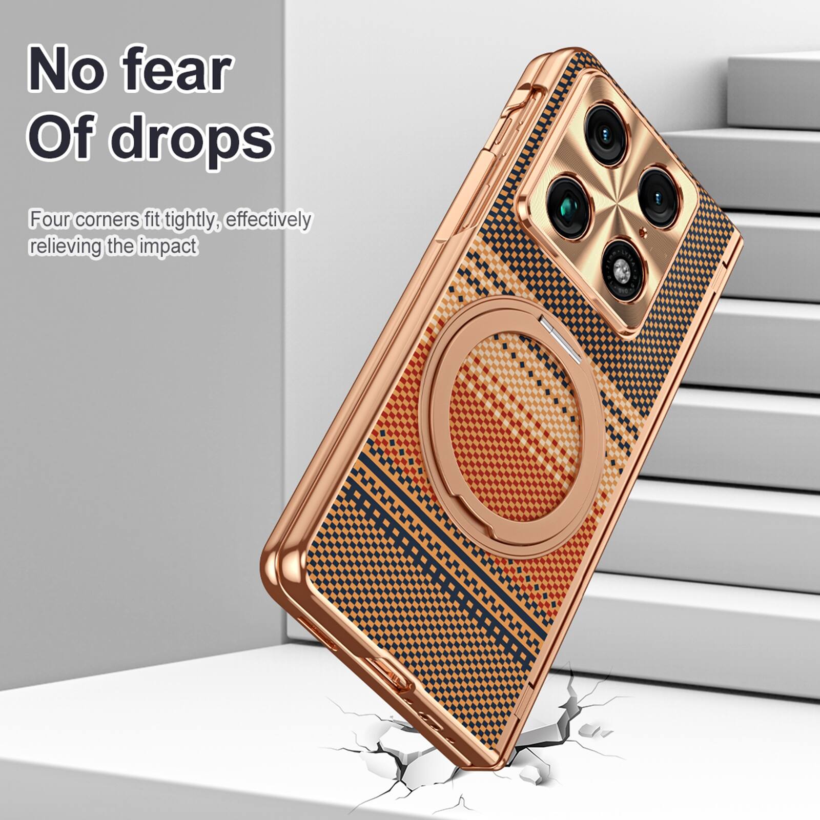 No fear of drops. Four corners fit tightly, effectively relieving the impact.
