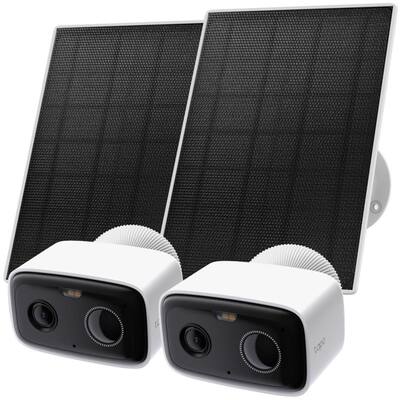 TP Link Tapo Solar Powered Wireless Security Camera Kit with Live TP Link Tapo Solar Powered Wireless Security Camera Kit with Live