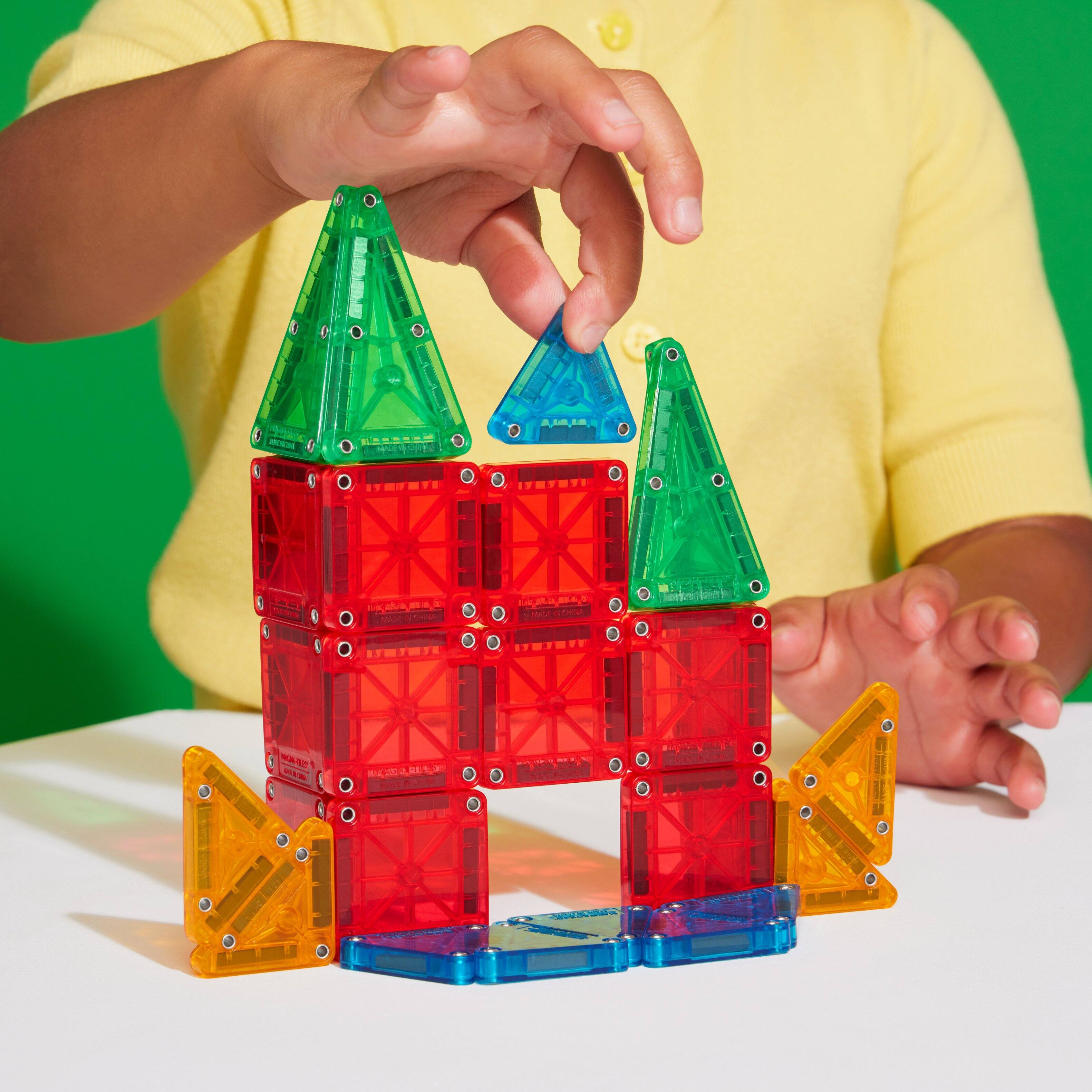 Alt View 1. Magna-Tiles - microMAGS 26-Piece Travel Magnetic Construction Set, THE ORIGINAL MAGNA-TILES.