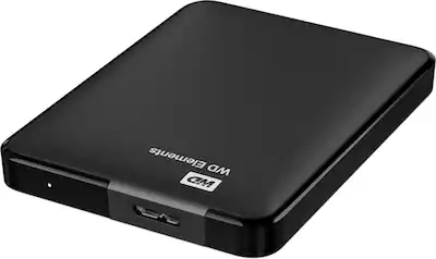 WD Elements Disque Dur Portable 4 To - USB 3.2 Gen 1, Prêt à L'Emploi, Sauvegarde Automatique, Idéal Windows Et Mac