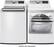 Alt View 14. LG - 7.3 Cu. Ft. 14-Cycle Gas Dryer with Steam.