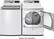 Alt View 15. LG - 7.3 Cu. Ft. 14-Cycle Gas Dryer with Steam.