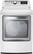Front. LG - 7.3 Cu. Ft. Electric Dryer with Steam and EasyLoad Door.
