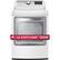 Alt View 16. LG - 7.3 Cu. Ft. Electric Dryer with Steam and EasyLoad Door.