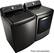 Alt View 13. LG - 5.2 Cu. Ft. 14-Cycle Top-Loading Washer - Black stainless steel.
