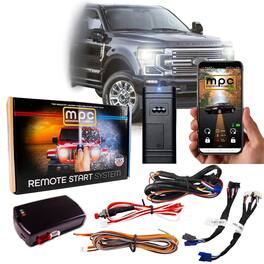 MPC - Smartphone Activated Remote Start Kit For 2022/F-350/F-450 Ford F-250 Push-To-Start - Black