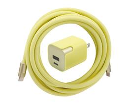 Helix - GripCord 30W USB Wall Charger with USB-C Cable - Citrus - Citrus
