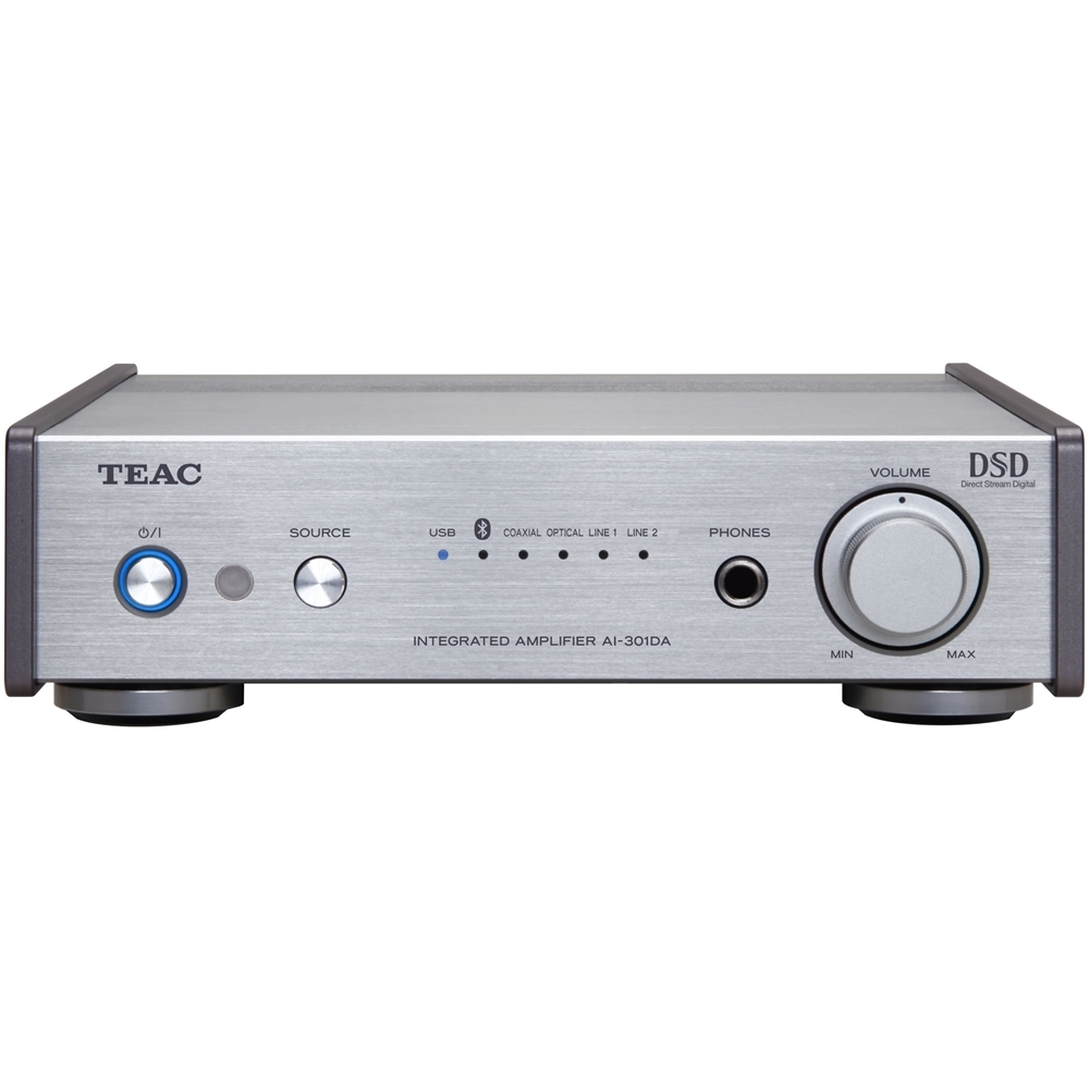 Best Buy: TEAC Reference 301 86W 2.0-Ch. Amplifier Silver AI-301DA-S