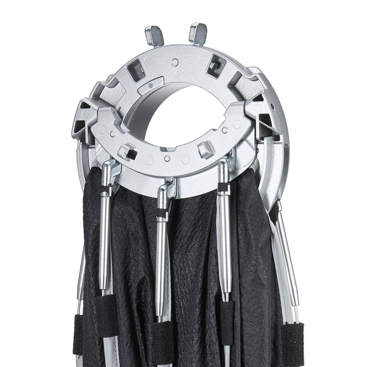 Alt View 8. Godox - Godox EazyFlow Foldable Bowens Mount Beauty Dish 25.6" (Black & White).