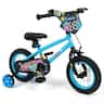 Costway - 12" Kids Bike with Training Wheels, Dual Hand, Coaster Brakes, Adjustable Seat - Navy