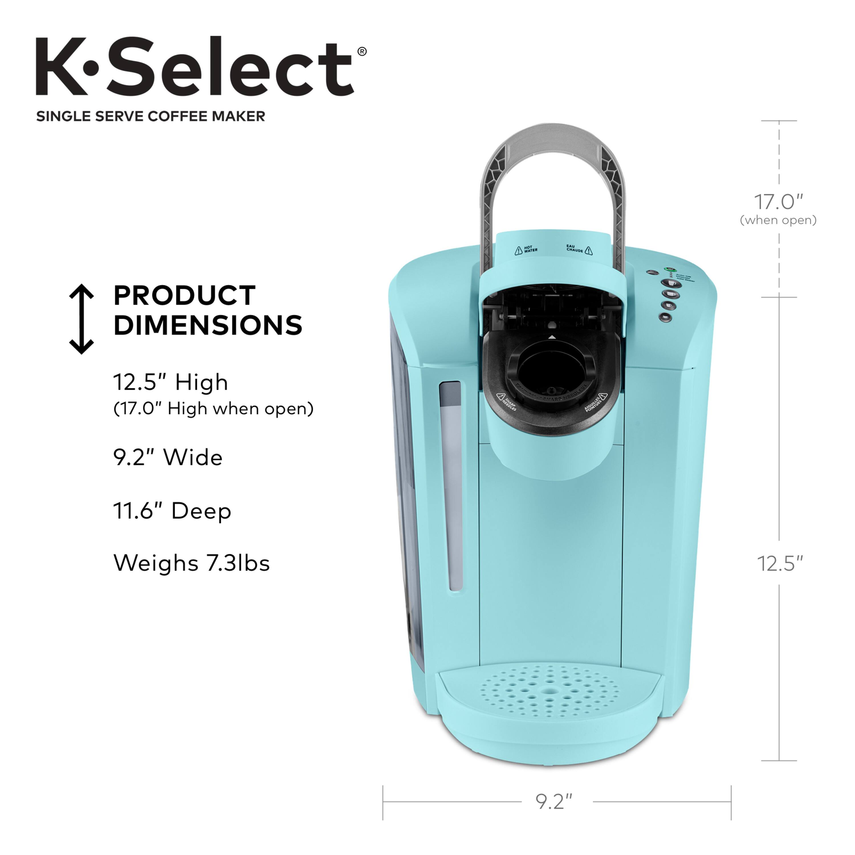 Alt View 19. Keurig - K-Select Single-Serve K-Cup Pod Coffee Maker - Oasis.