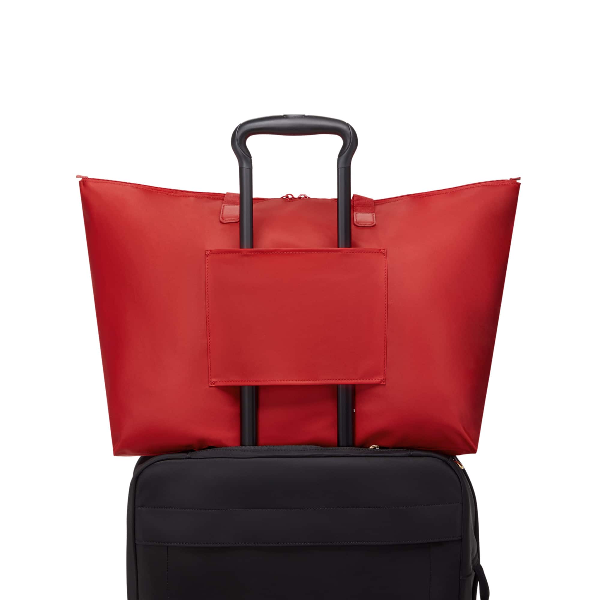 Back. TUMI - Voyageur Just In Case Tote Bag - Puffy Red /White.