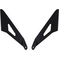 Metra - Brackets for 2014-2015 GM SILVERADO / SIERRA 1500 vehicles - Black - Front_Standard