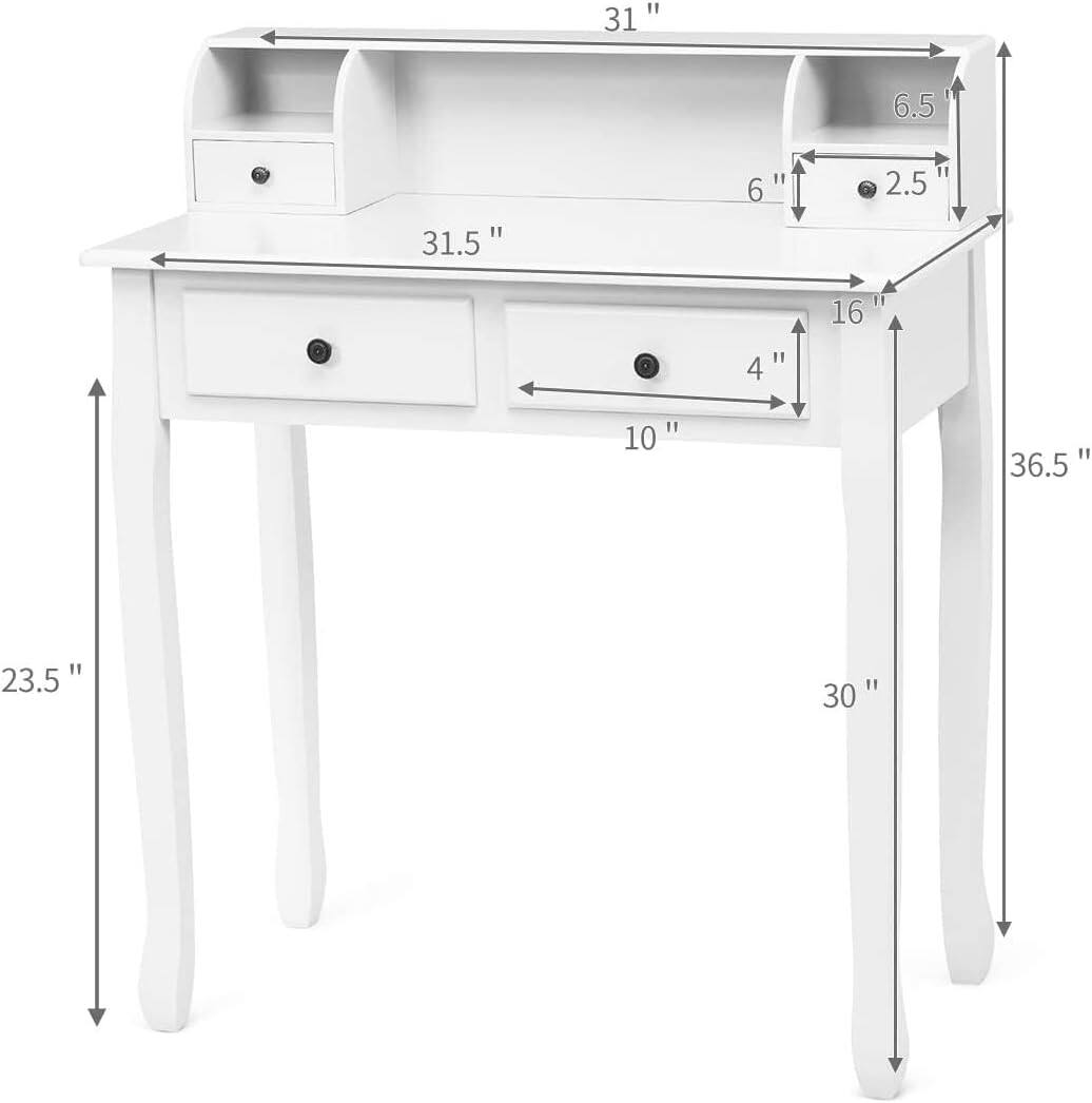 31", 6.5", 31.5", 6", 2.5", 16", 4", 10", 36.5", 23.5", 30"