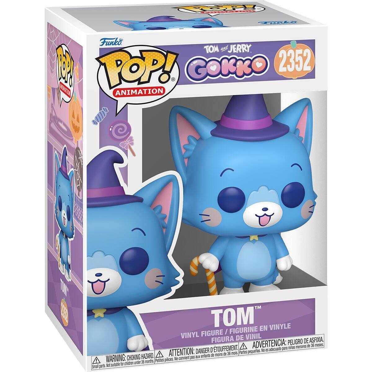 40 H als E Funko TOM and JERRY. 1 POP! GOKKO 2352 E ANIMATION TION TM TOM VINYLE FIGURINE EN FIGURE / VINYL DE VINIL FIGURA ADVERTENCIA: PELIGRO DE ASFIXIA. A menores de 36 meses. DTOUFFEMENT. adecuado D8 nitos ATTENTION: DANGER petites. to E de 36 mois. Partes HAZARD. entants de moins WARNING: CHOKING convient pas DU Pettes pieces N chiden under 36 months Not sutable t Small parts.