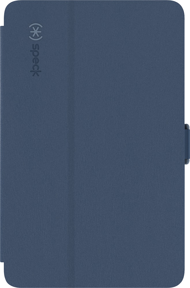 Front. Speck - StyleFolio Case for Galaxy Tab E 9.6 - Marine blue/Twilight blue.