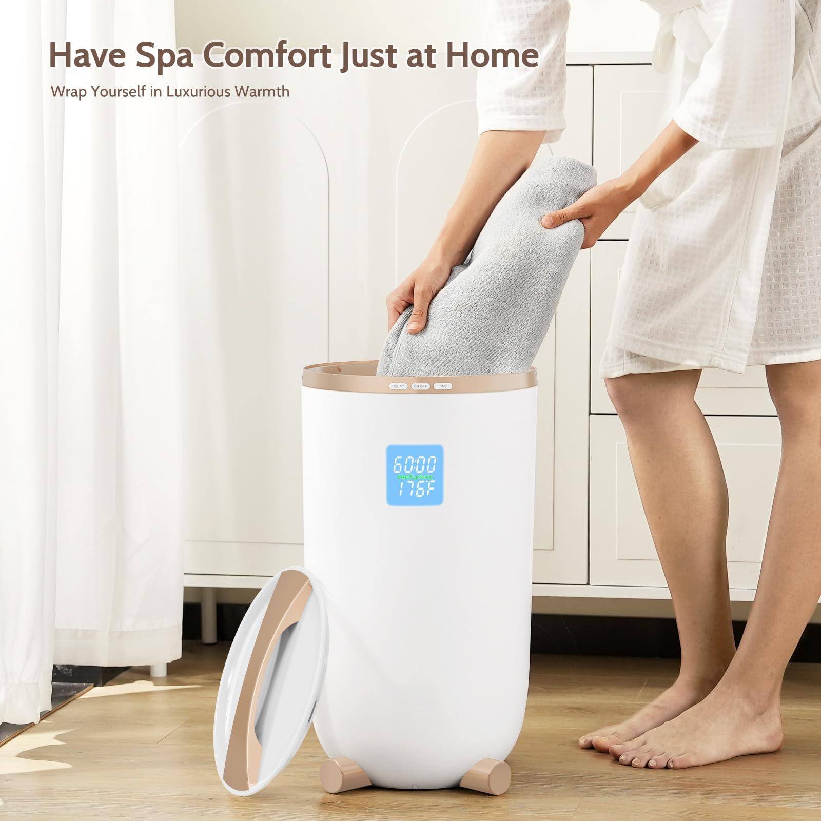 Have Spa Comfort Just at Home  
Wrap Yourself in Luxurious Warmth