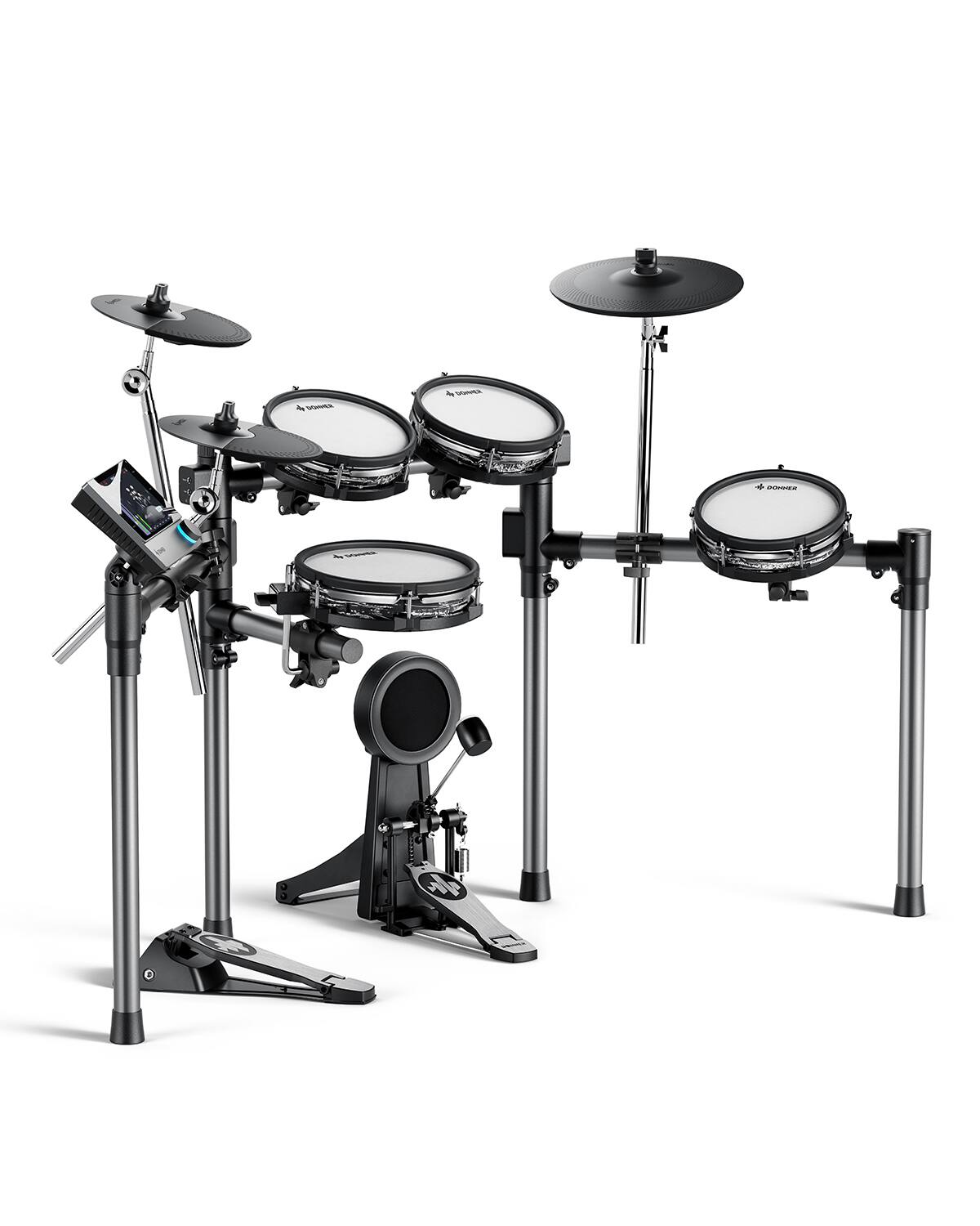 Left. Donner music - Donner Beat Electronic Drum Set - Black.