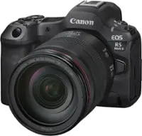 Canon - EOS R5 Mark II 8K Video Mirrorless Camera with RF24-105mm F4 L IS USM Lens - Black - Front_Zoom