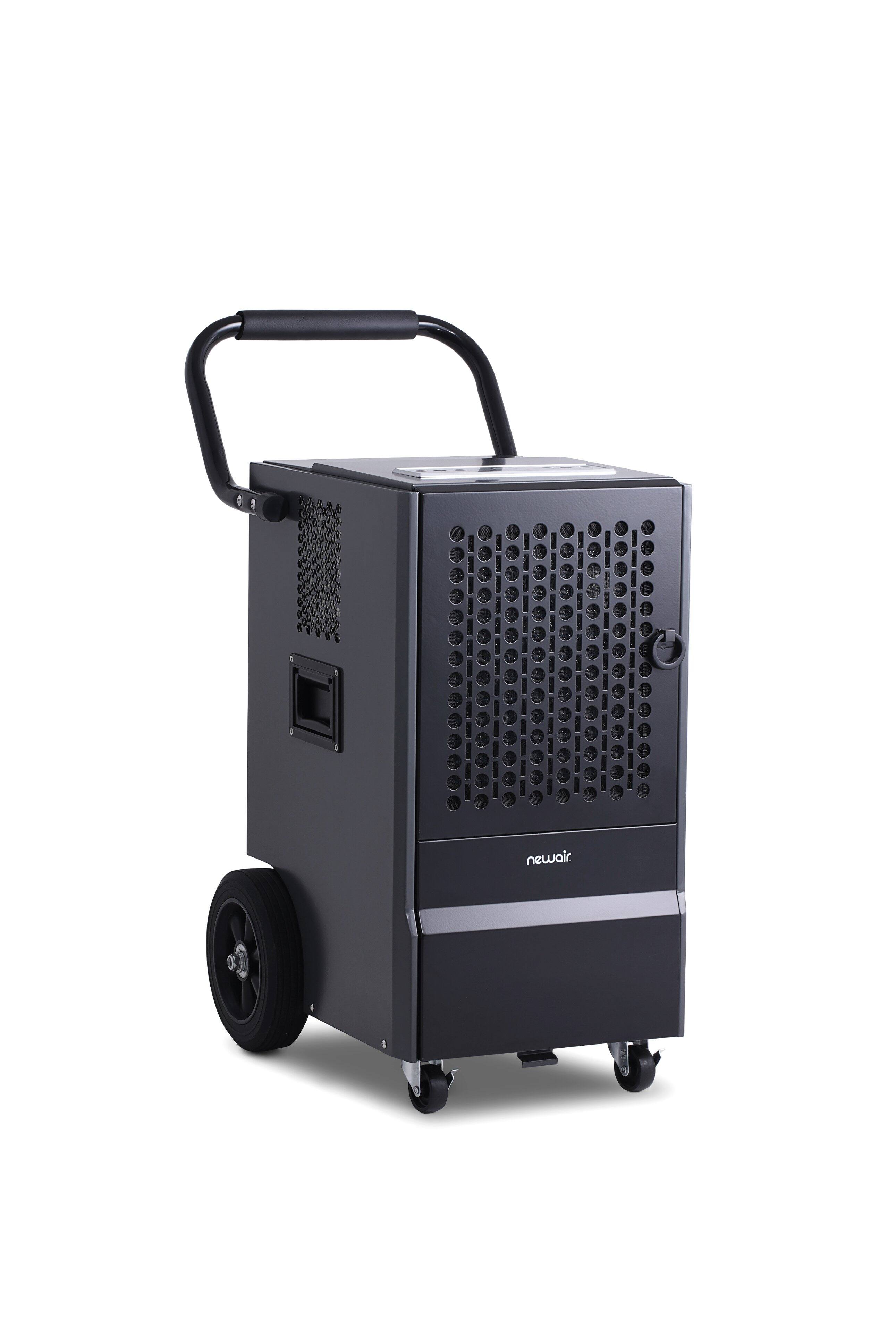 Front. NewAir - 160 Pints Commercial Dehumidifier with Pump.