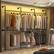 Front. Aheaplus - Adjustable Wall-Mounted Metal Clothing Rack: 3-Tier Wood Shelves, 84"-128", 1000LB Capacity - Gray Oak.
