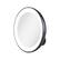 Front. Zadro - LED Lighted Compact Mirror with 15X Magnification & Suction Cups - Black.