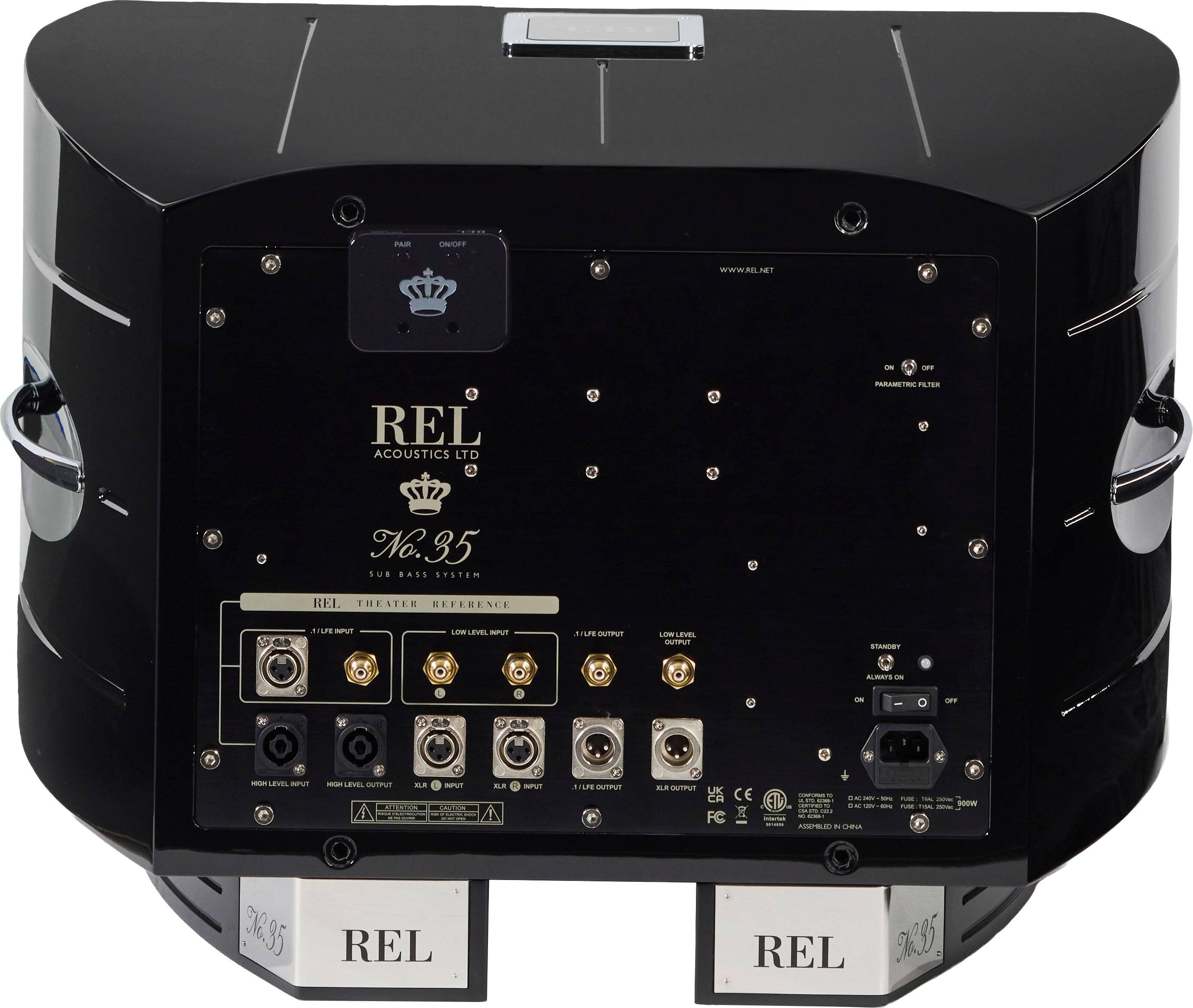 PARISE  
sawsarr  
WWW.XIL.NET  
UN  
OFF  
REL ACOUSTICS LTD  
PARAMETIC FILTER  
No.35 SUB BASS SYSTEM  
REL THEATER REFERENCE  
/LFE INPUT  
LOW LEVEL WHIT  
LPF SUTFUT  
LOW LEVEL BUTPUT  
STANSBY  
ALWAYS ON  
ON  
GFT  
it  
HIGHTS LEVEL DIPCY  
- LEVEL OUTPUT  
ELIT  
INPUT  
XLR  
MPUT  
1/LFE LAUTPET  
BUTPUT CE COMECROSE - - - EIL - H CARD FC STORIES ASSEMBLESS Pi BINA  
ooow NIVE  
N6.35  
REL  
REL M.95