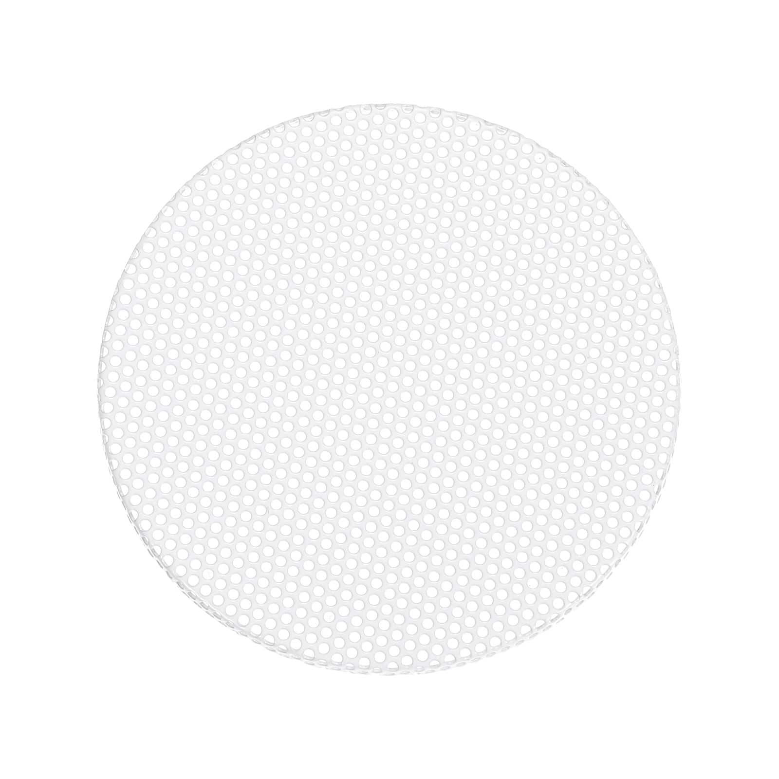 Unique Bargains - Universal Speaker Grills Cover without Frame, Metal Mesh Subwoofer Cover Guard Protector for Car Home Audio - White