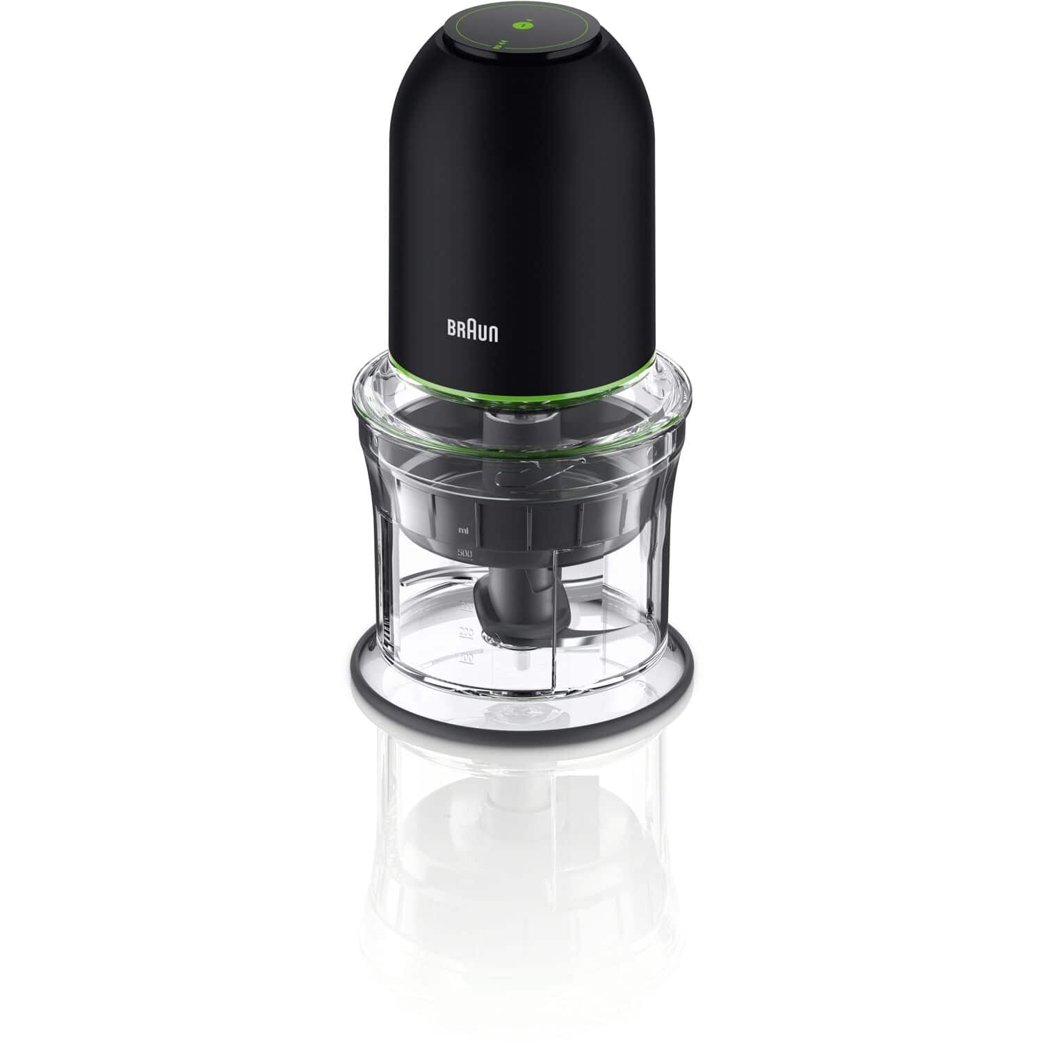 Braun - EasyPrep 4 Cup Chopper - Black - Front_Zoom