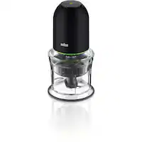 Braun - EasyPrep 4 Cup Chopper - Black - Front_Zoom