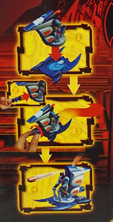 Alt View 4. Mattel - Batman Zig Zag Attack EXP Extreme Power - Vehicle & Figure Set - Multi.