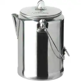 Coghlan’s - Coghlan's 9-Cup Aluminum Coffee Pot - Silver