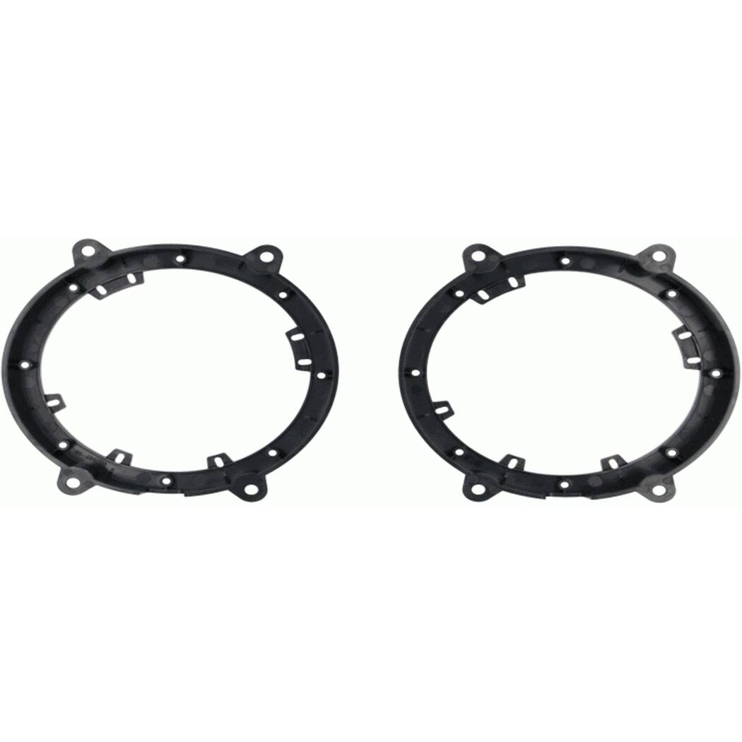 Alt View 11. Metra - Speaker Adapter Plate for Select Volvo 2016-2022 Vehicles (2-Pack) - Black.